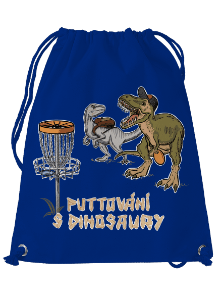 Puttování s dinosaury vak Royal Blue Mal