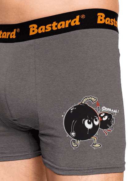Bomby boxerky Gray Melange