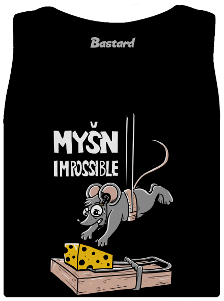Myšn Impossible dámské tílko klasické Black