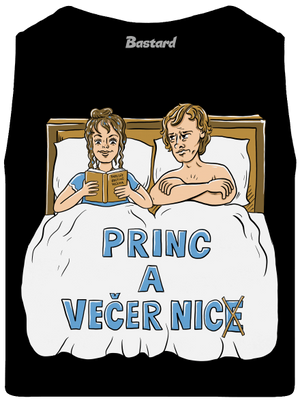 Princ a Večer nic pánské tílko Black