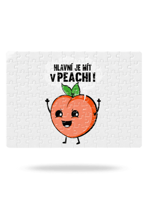 V peachi puzzle White