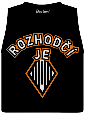 Rozhodčí dámské tílko volné Black