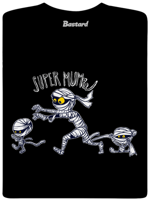 Super mumie dětské tričko Black