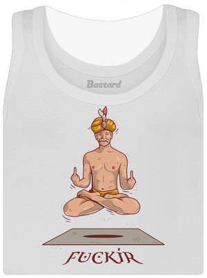 Fuckír dámské tílko klasické White