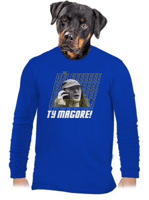 B18: Jiří Kára pánské dlouhý rukáv Royal Blue