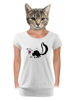 dámské tričko s lemem