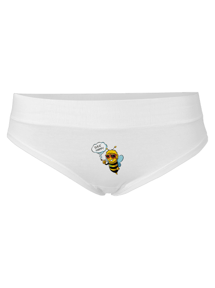 Bee happy dámské kalhotky White