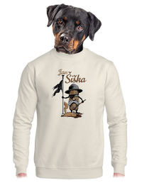 unisex mikina bez kapuce