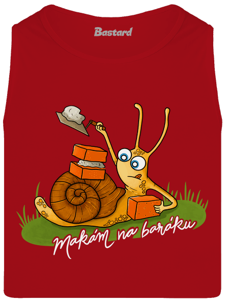 Makám na baráku pánské tílko Red