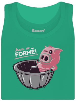 Ve formě dámské tílko klasické Mint Mal