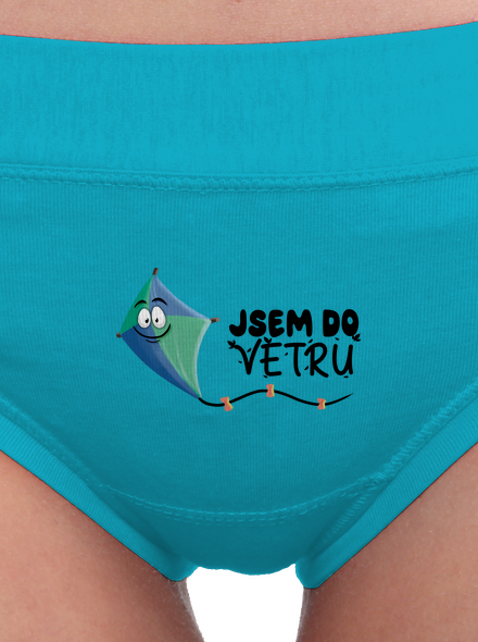 Do větru dámské kalhotky Turquoise