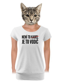 dámské tričko s lemem