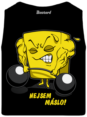 Nejsem máslo pánské tílko Black