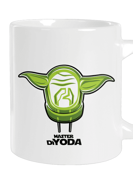 Mistr DiYoda velký hrnek White