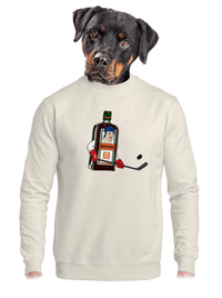 unisex mikina bez kapuce