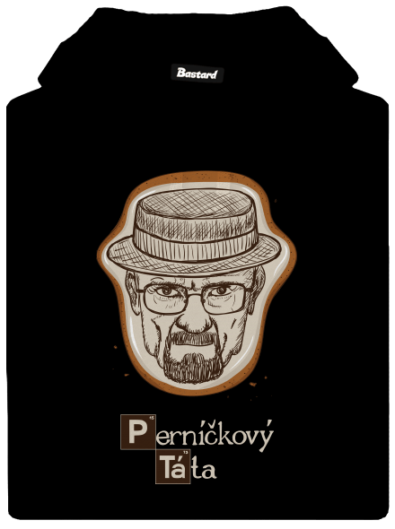 Perníčkový táta a Perníček dámská mikina klokanka Black