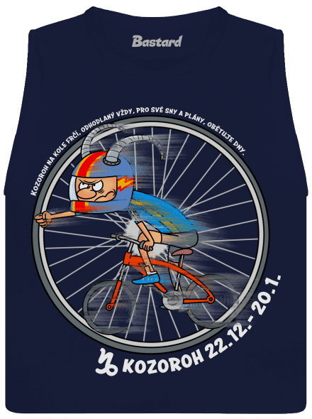 Cyklistický horoskop: Kozoroh dámské tílko volné Navy