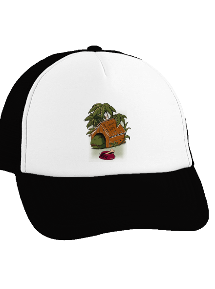 Pozor pes kšiltovka truckerka Black cap