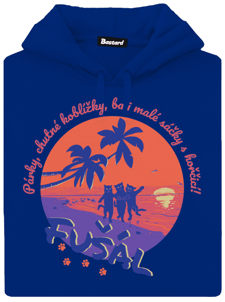 Fušál dámská mikina klokanka Royal Blue Mal