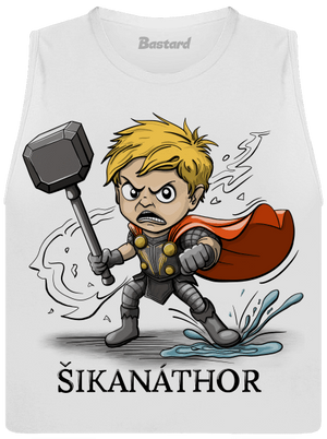 ŠikanáThor dámské tílko volné White