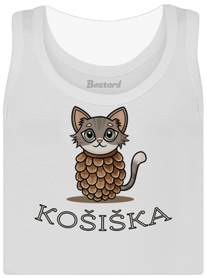 Košiška dámské tílko klasické White