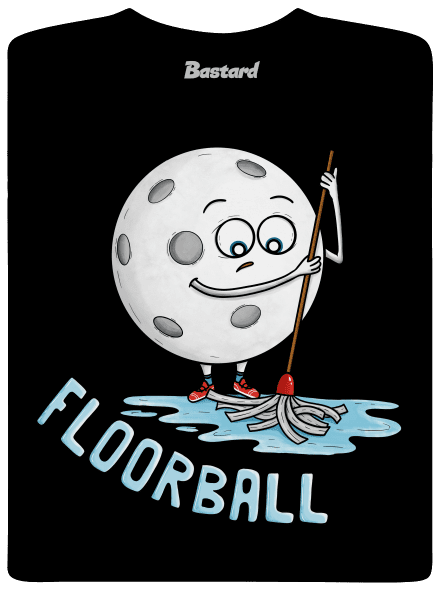 Floorball dětské tričko Black