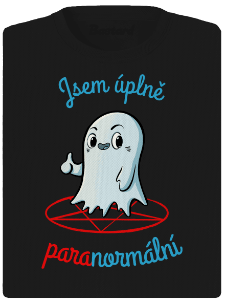 Jsem paranormální dámské sportovní tričko Black