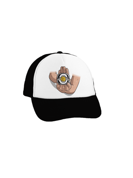 Morfujeme kšiltovka truckerka Black cap
