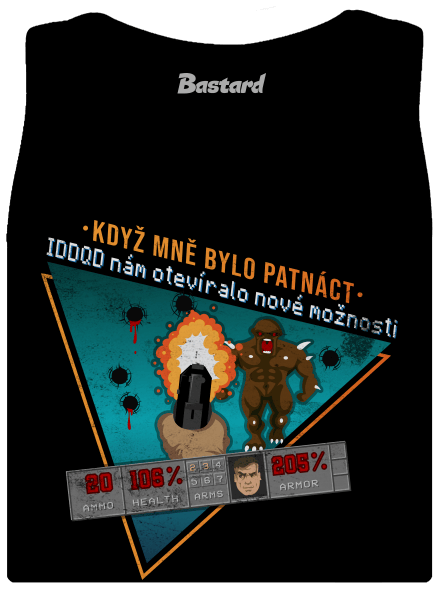 B15: Doom dámské tílko klasické Black