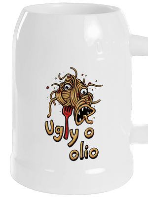 Ugly o olio půllitr White