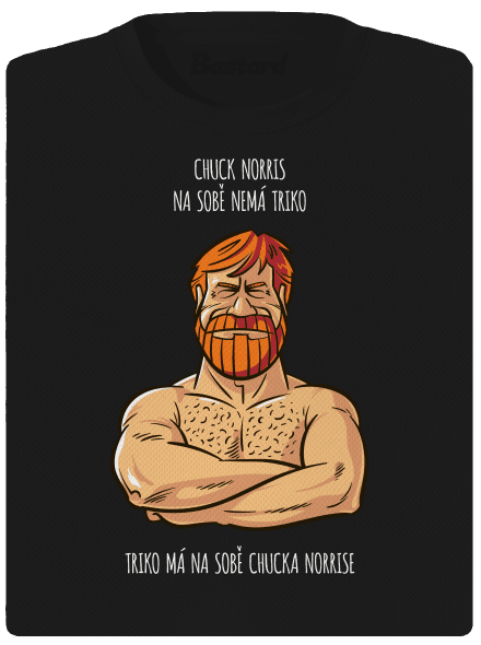 Chuck Norris dámské sportovní tričko Black