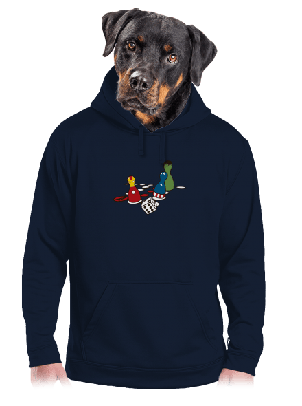 Superhrdino nezlob se pánská mikina klokanka Navy