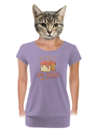 dámské tričko s lemem