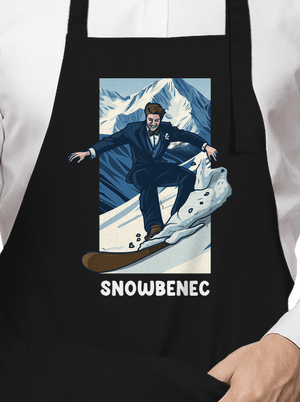 Snowbenec a snowbenka zástěra Black