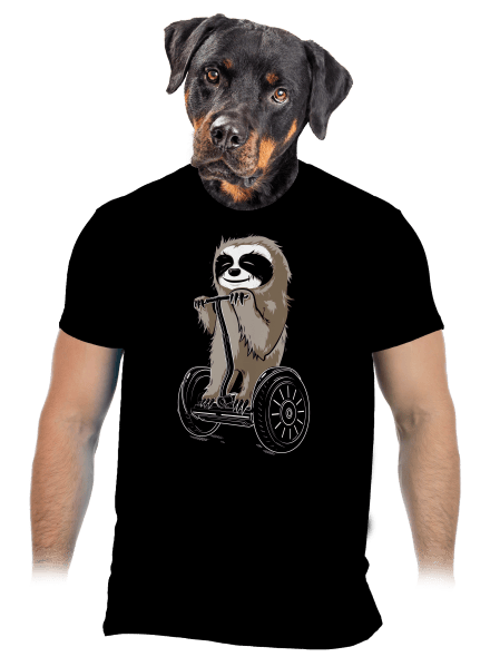 Lenochod pánské tričko Black