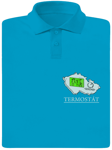 Termostát pánská polokošile Blue Atol