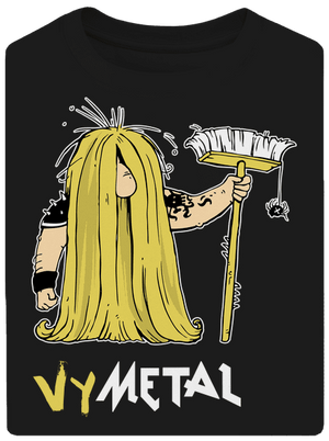 Metalista unisex tričko oversized Black