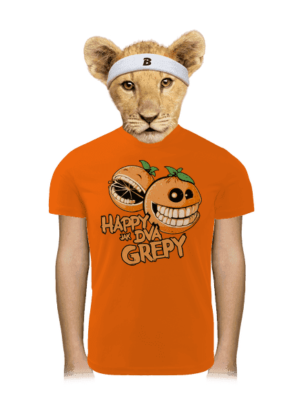 Happy grepy dětské sportovní tričko Neon Orange