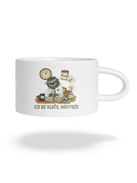 Co se vleče, neuteče hrnek makronka White