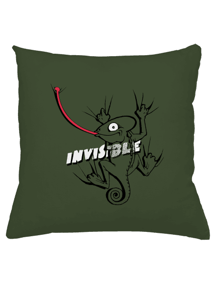 Invisible chameleon polštář Olive Green