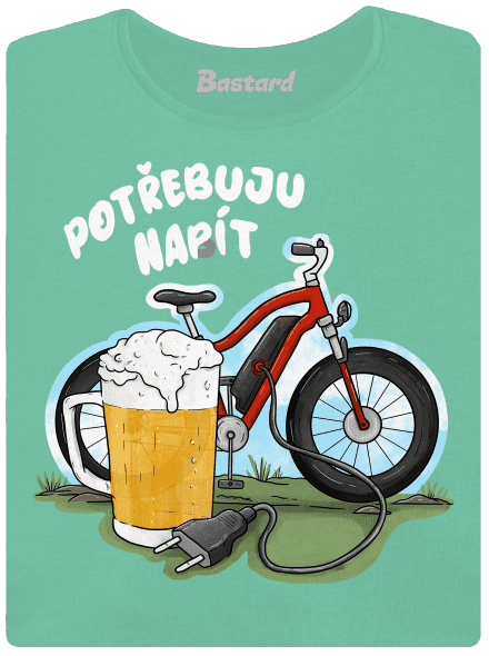 Potřebuju napít dámské tričko premium Mint Mal