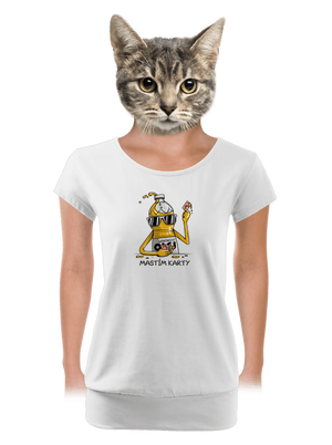 dámské tričko s lemem