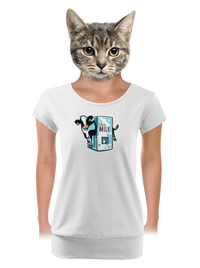 dámské tričko s lemem