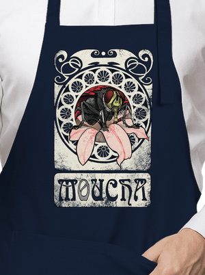 Moucha zástěra Navy