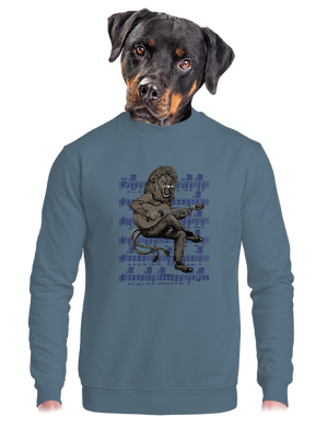 unisex mikina bez kapuce