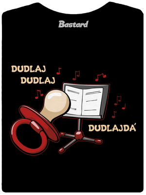 Dudlajdá dámské tričko premium Black