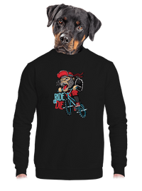 unisex mikina bez kapuce