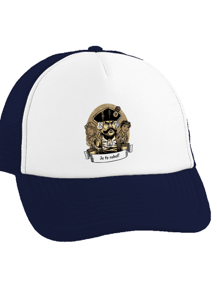 B14: S čerty nejsou žerty kšiltovka truckerka French Navy cap