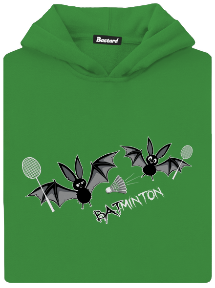Batminton dětská mikina klokanka Kelly Green AWD