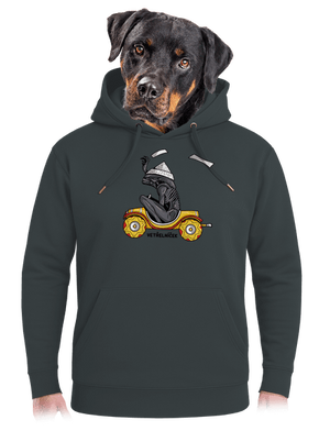 Vetřelníček unisex mikina premium Charcoal